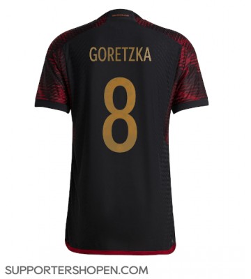 Tyskland Leon Goretzka #8 Borta Matchtröja VM 2022 Kortärmad